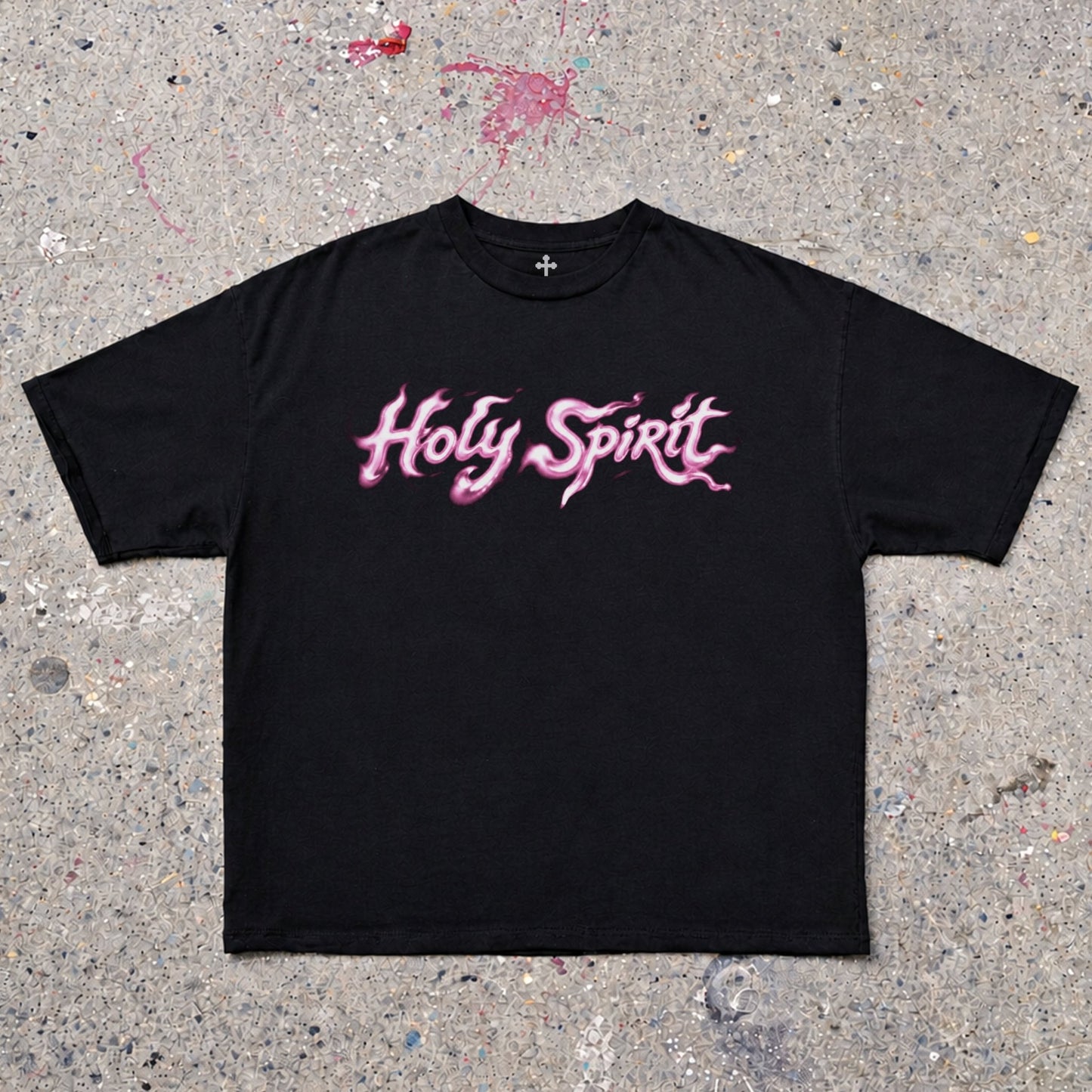 Yahweh Season Holy Spirit — garment-dyed faith streetwear tee
