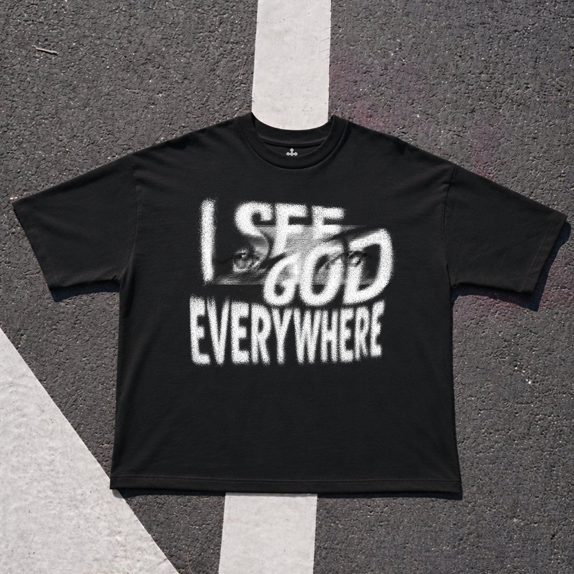 Yahweh Season I See God Everywhere — Christian streetwear tee