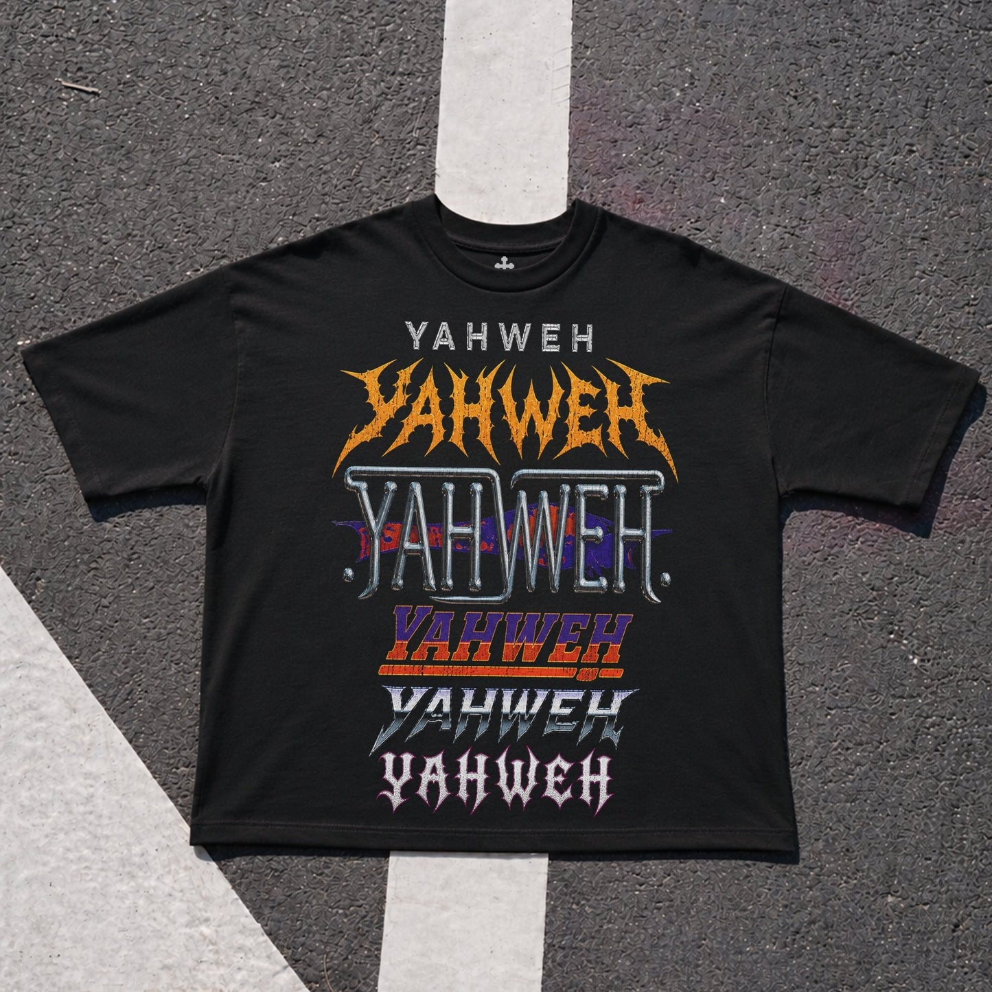 Yahweh Season Yahweh Stacked — Christian streetwear, limited drop