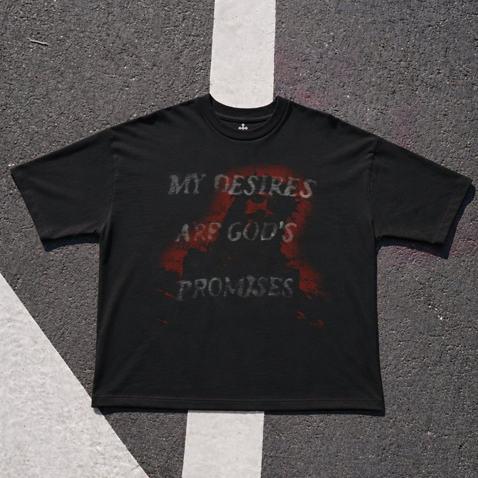 Yahweh Season My Desires Are Gods Promises — Christian streetwear tee