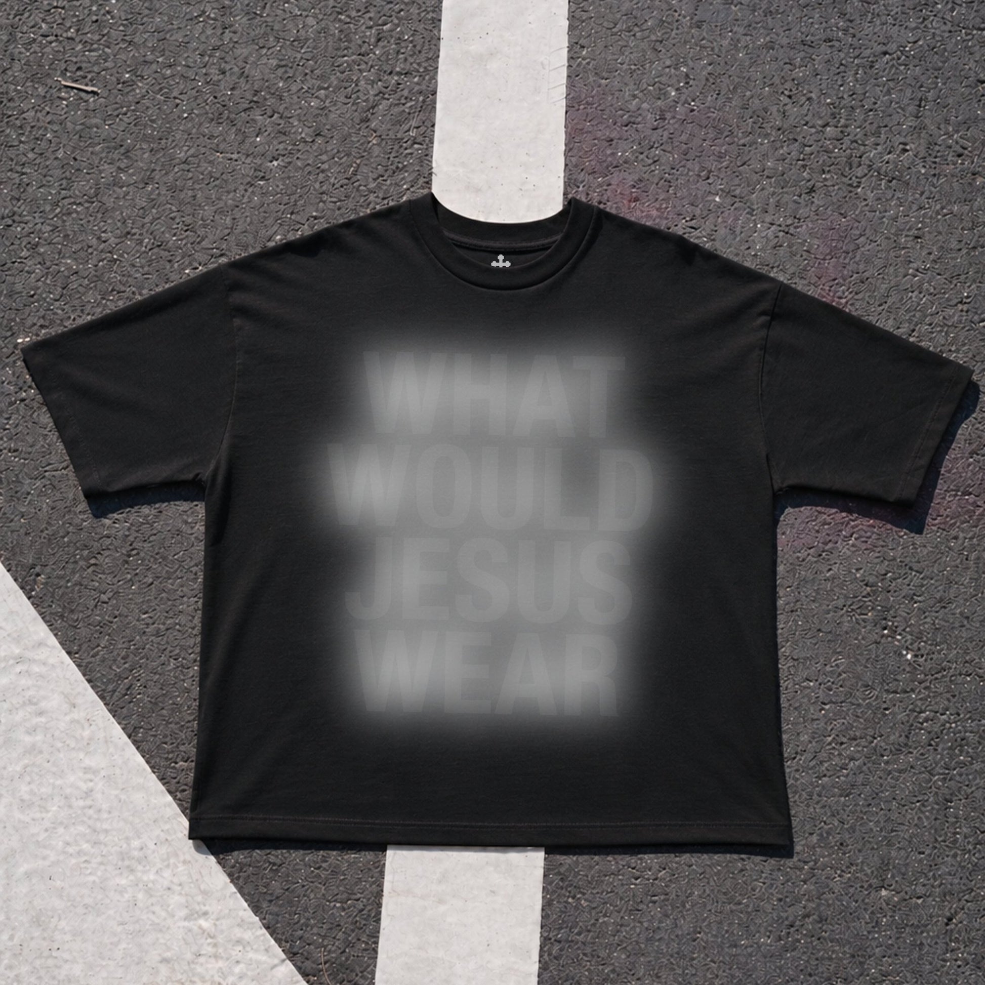 Yahweh Season What Would Jesus Wear black — Christian streetwear, limited drop