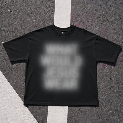 Yahweh Season What Would Jesus Wear black — Christian streetwear, limited drop