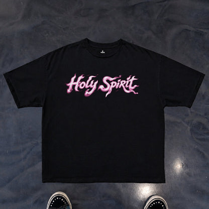 Yahweh Season Holy Spirit tee detail — faith apparel