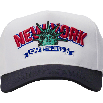 MADHOURS New York Liberty snapback with raised embroidery