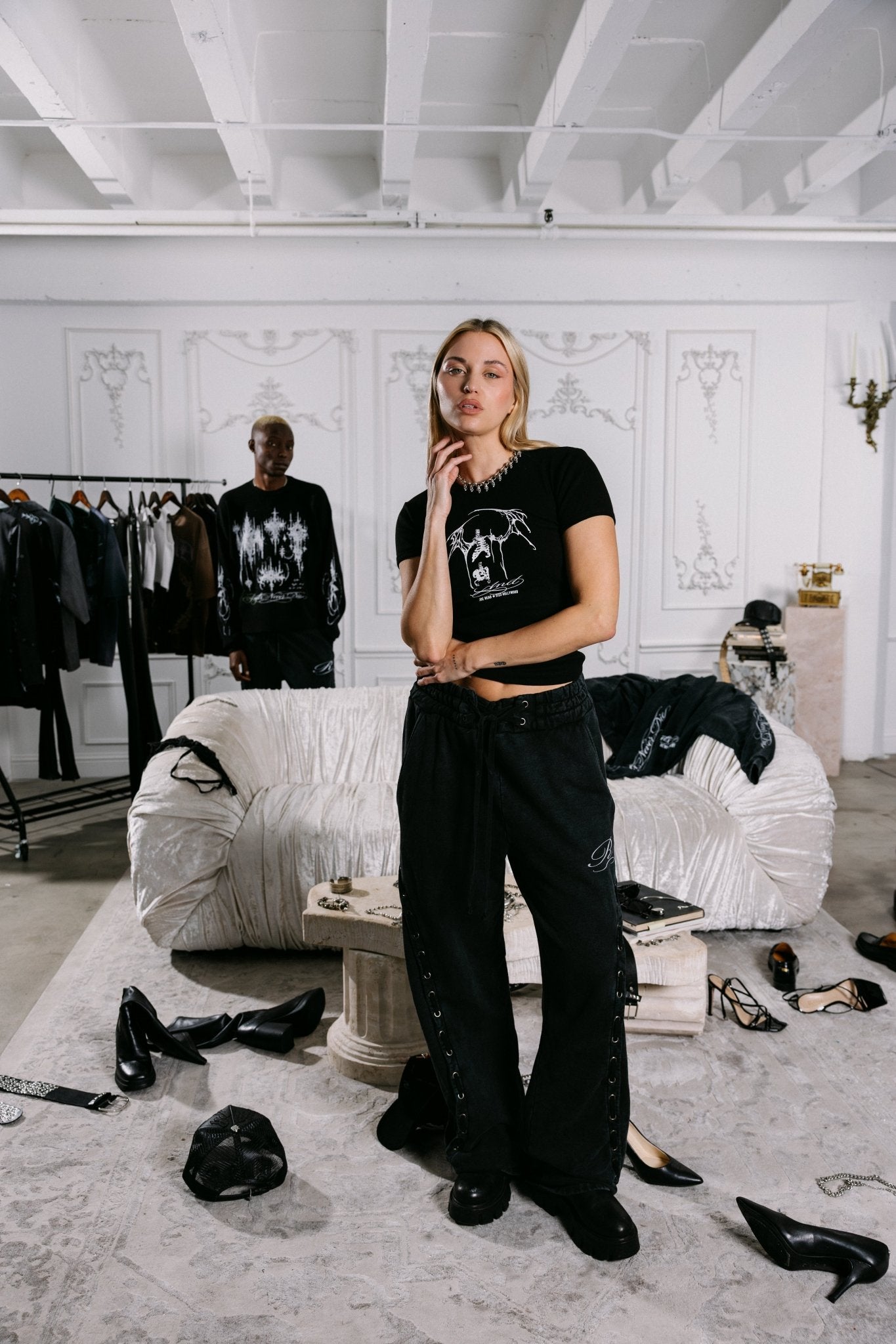 Joe Read Eternal Tee back — hand-dyed cotton, made in LA
