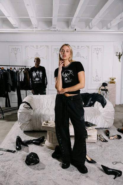 Joe Read Eternal Tee back — hand-dyed cotton, made in LA