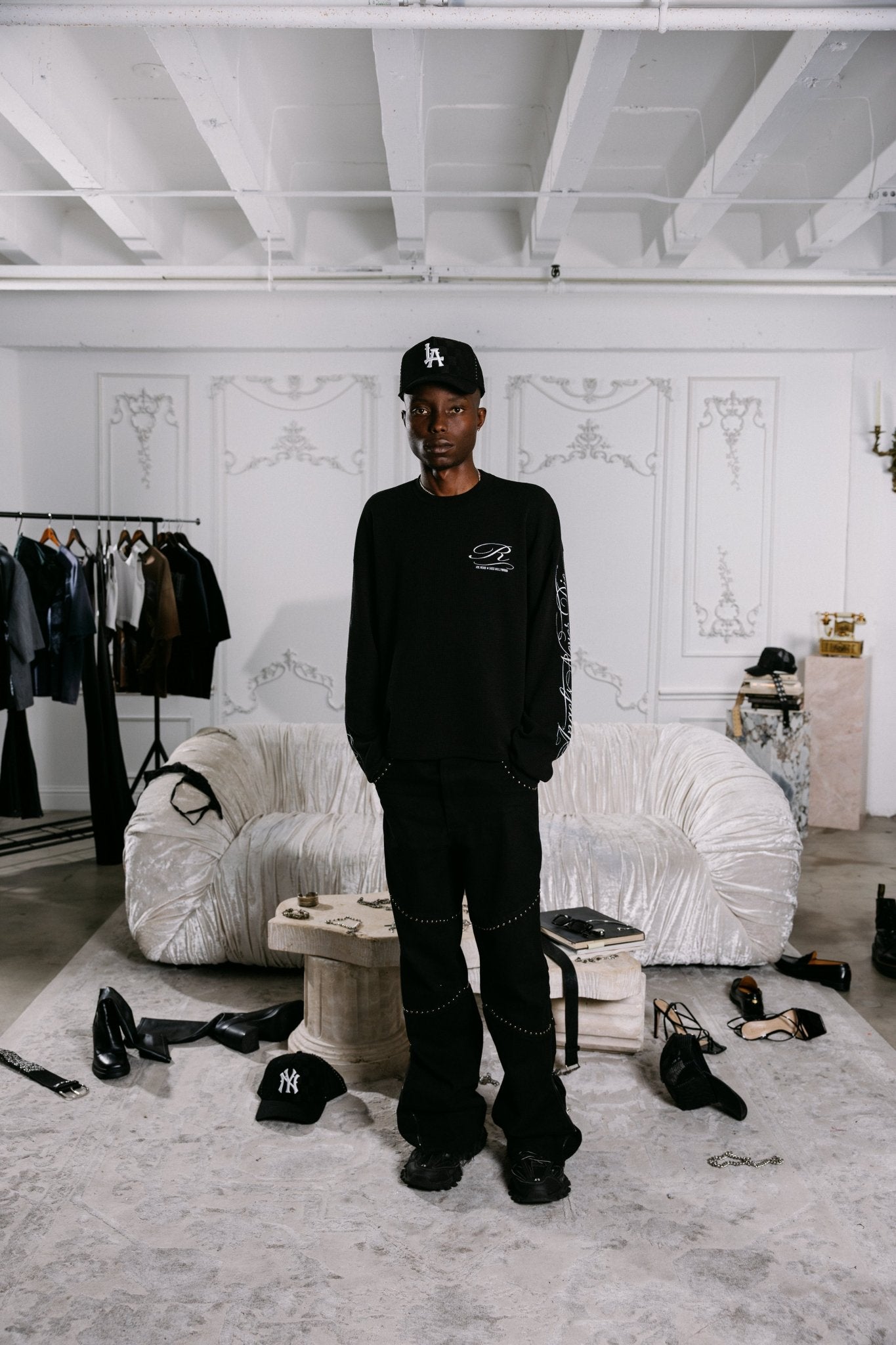 Joe Read 5123 Thermal back — hand-dyed cotton, made in LA