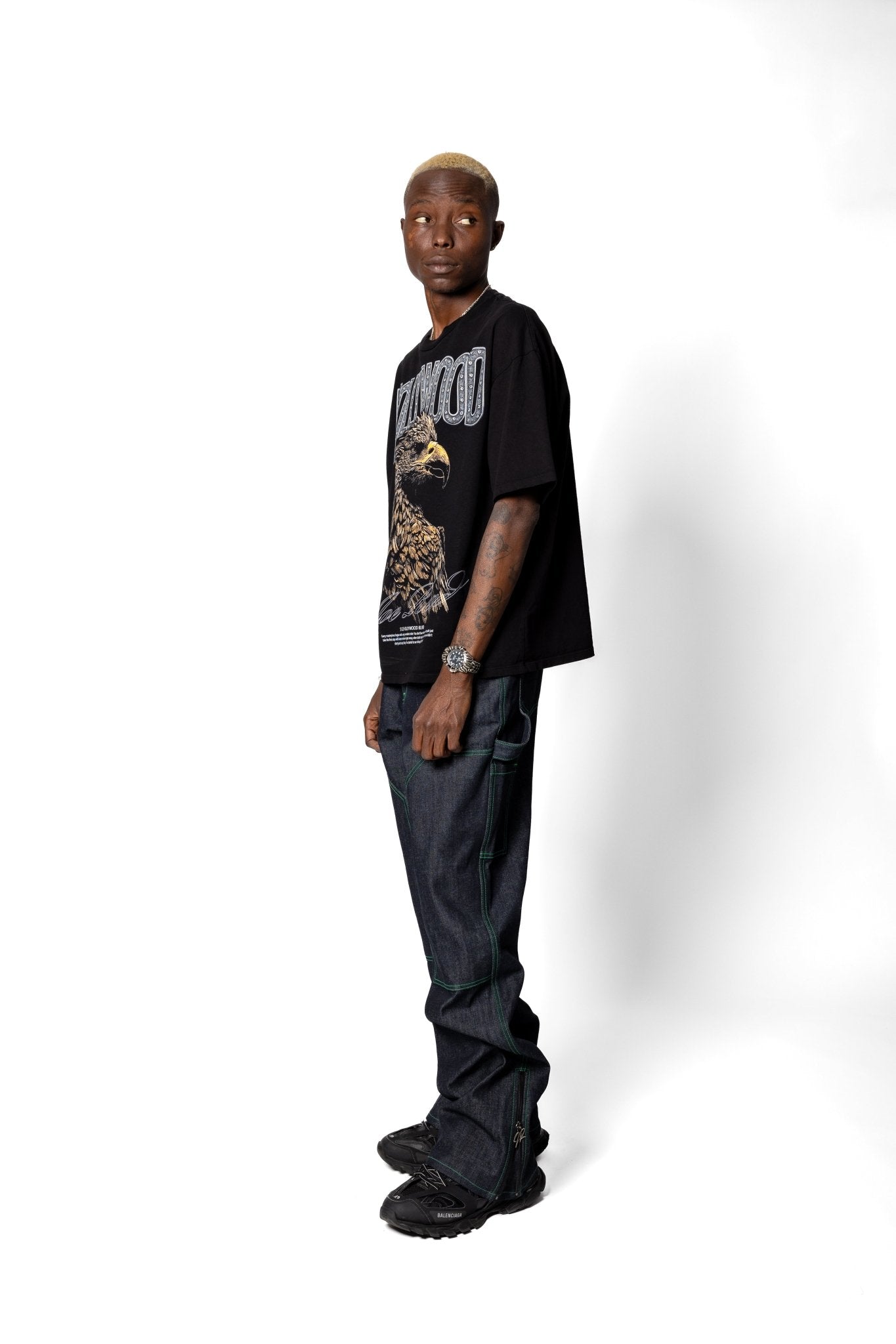 Joe Read Hollywood Tee styling — rhinestone tee