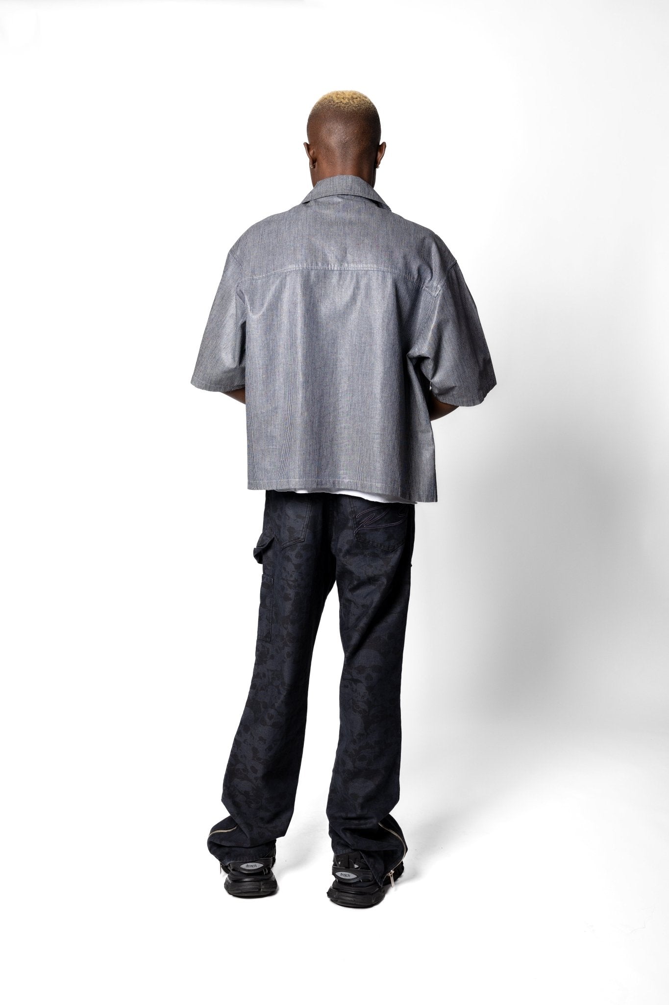 Joe Read 5123 Mechanic Shirt close — patch detail