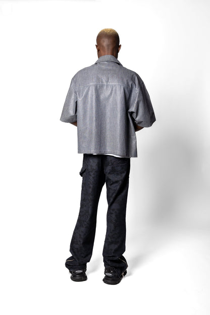 Joe Read 5123 Mechanic Shirt close — patch detail