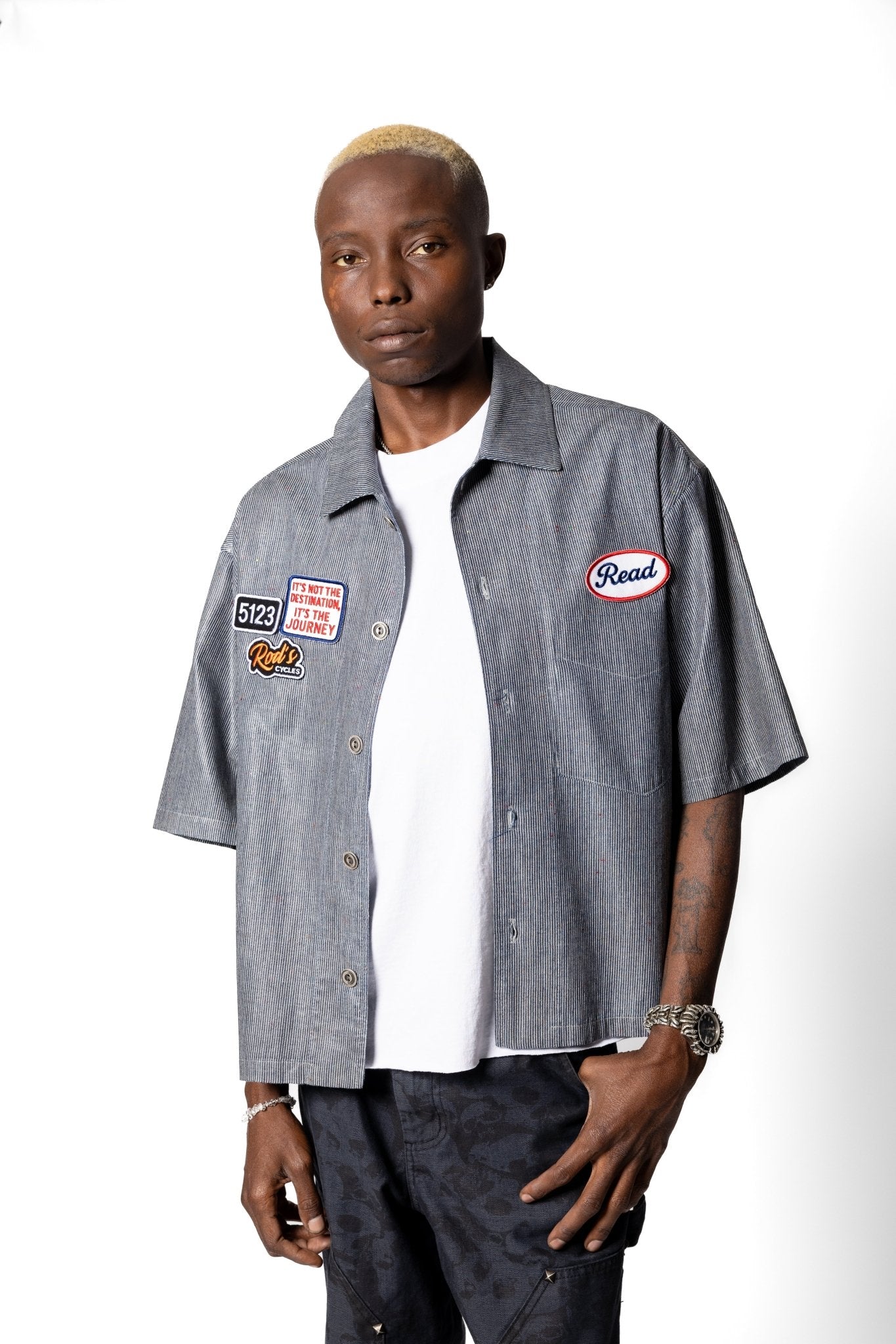 Joe Read 5123 Mechanic Shirt — workwear button-down, made in LA