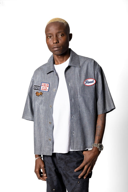 Joe Read 5123 Mechanic Shirt — workwear button-down, made in LA