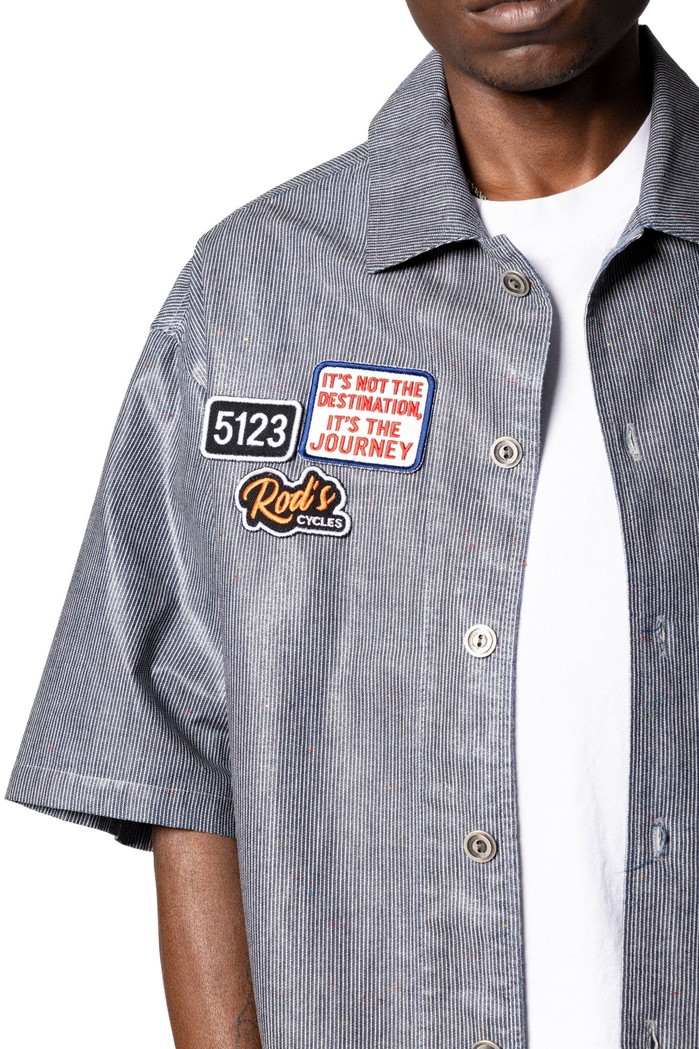 Joe Read 5123 Mechanic Shirt — pearl-snap front, dual chest pockets