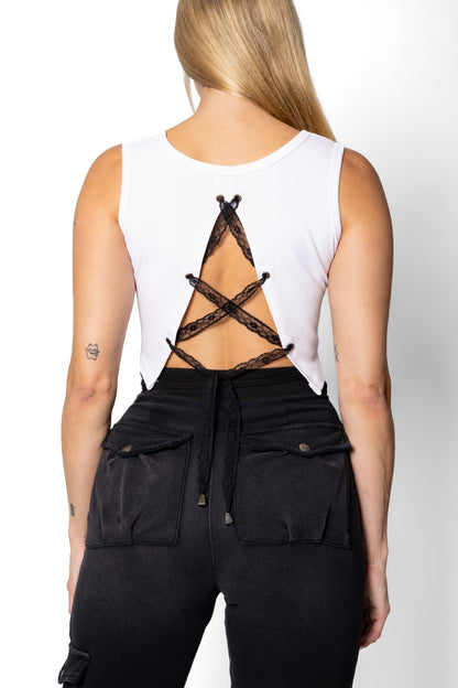Joe Read Cherub Lace Tank — limited drop womens top