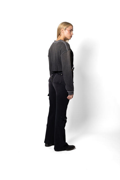Joe Read Ash Cropped Thermal styling — sun-faded cropped
