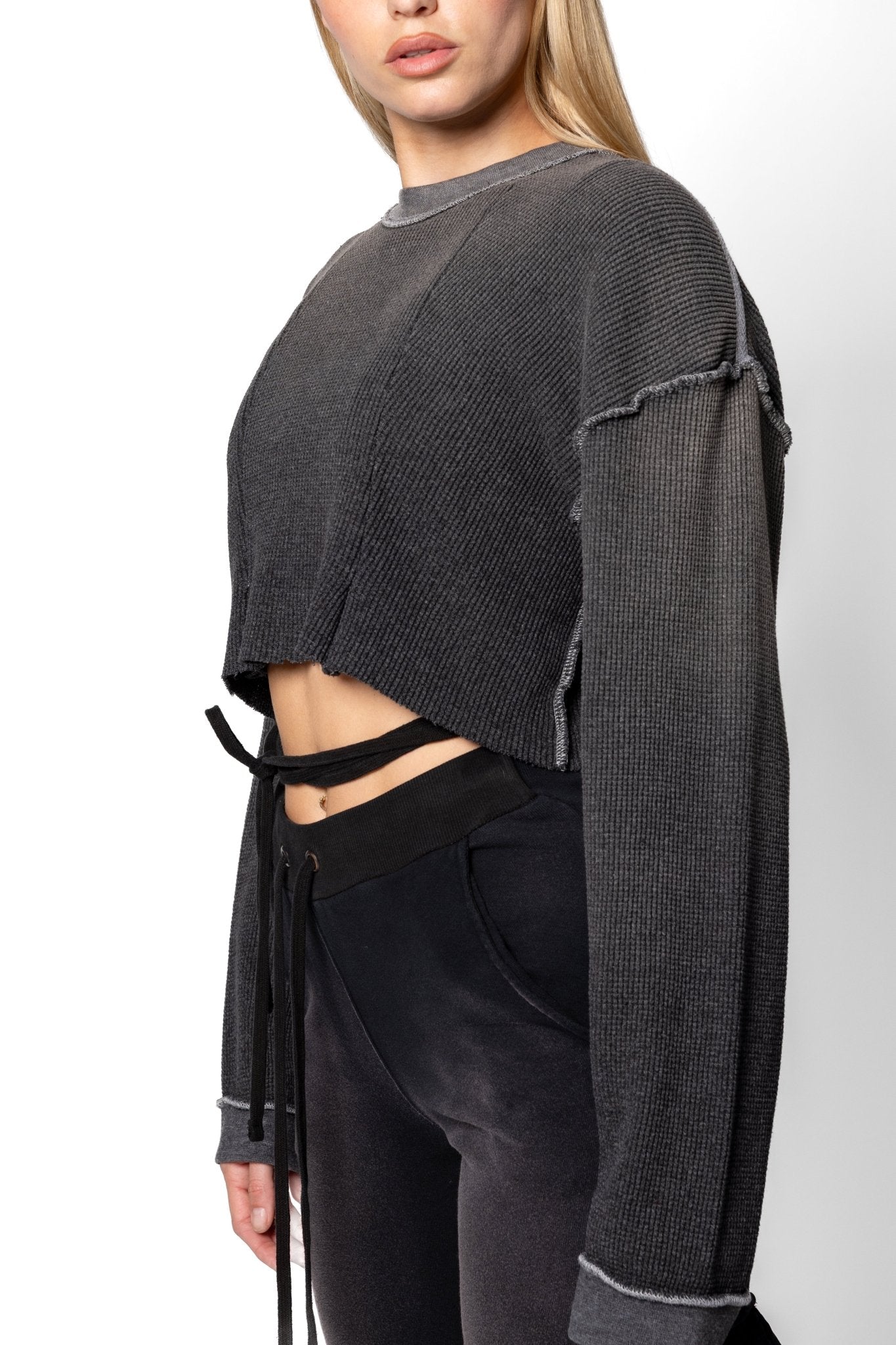 Joe Read Ash Cropped Thermal — premium cropped thermal, Los Angeles