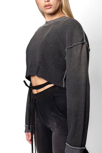 Joe Read Ash Cropped Thermal — premium cropped thermal, Los Angeles