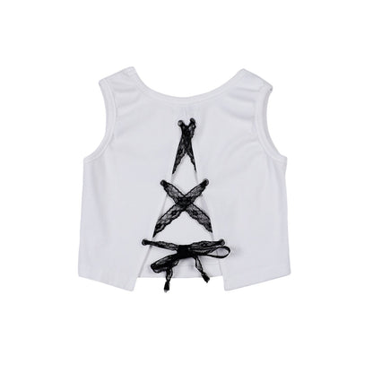Joe Read Cherub Lace Tank — Angels Never Die womens tank